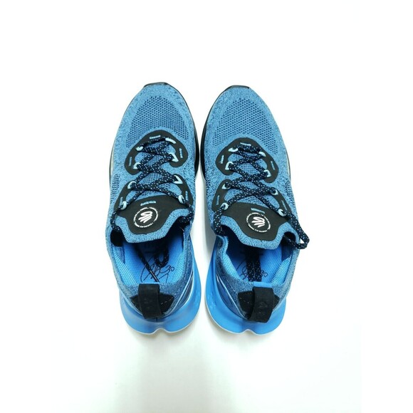 Under Armour Stephen Curry Flow Go Blue Running Shoes 3023814-403 Mens Size 8 - Picture 6 of 8